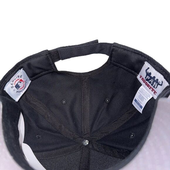 Fan Favorite Chicago Cubs Adjustable Strap Back Hat Black / Grey OS - Picture 6 of 8